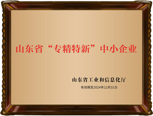 山东省“专精特新”中小企业